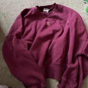 Adidas Women's Maroon Sweatshirt